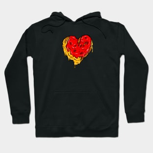 Melted Pizza, Love Pizza Hoodie